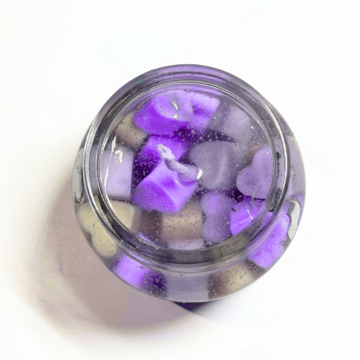 Lovers' Light – Lavender Gel Candle - Image 3