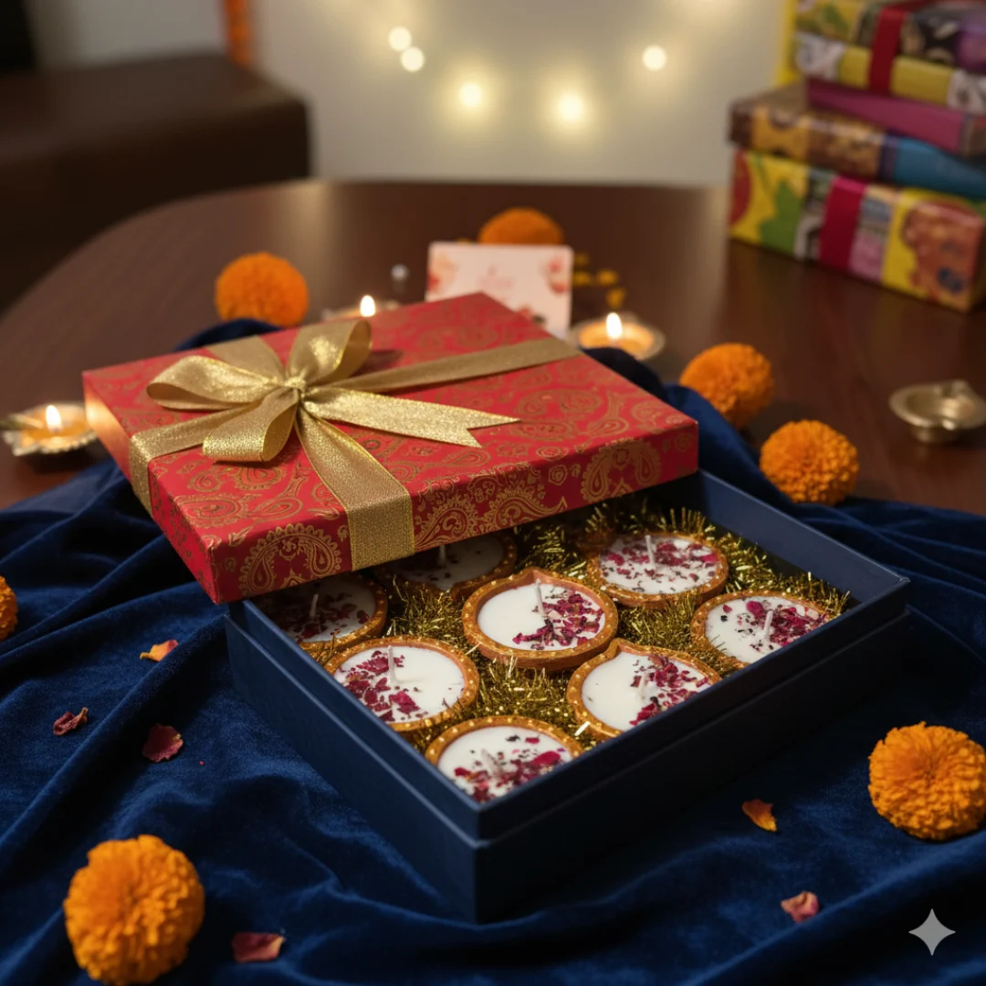 Shubh Jyoti – 12-Piece Diya Candle Set
